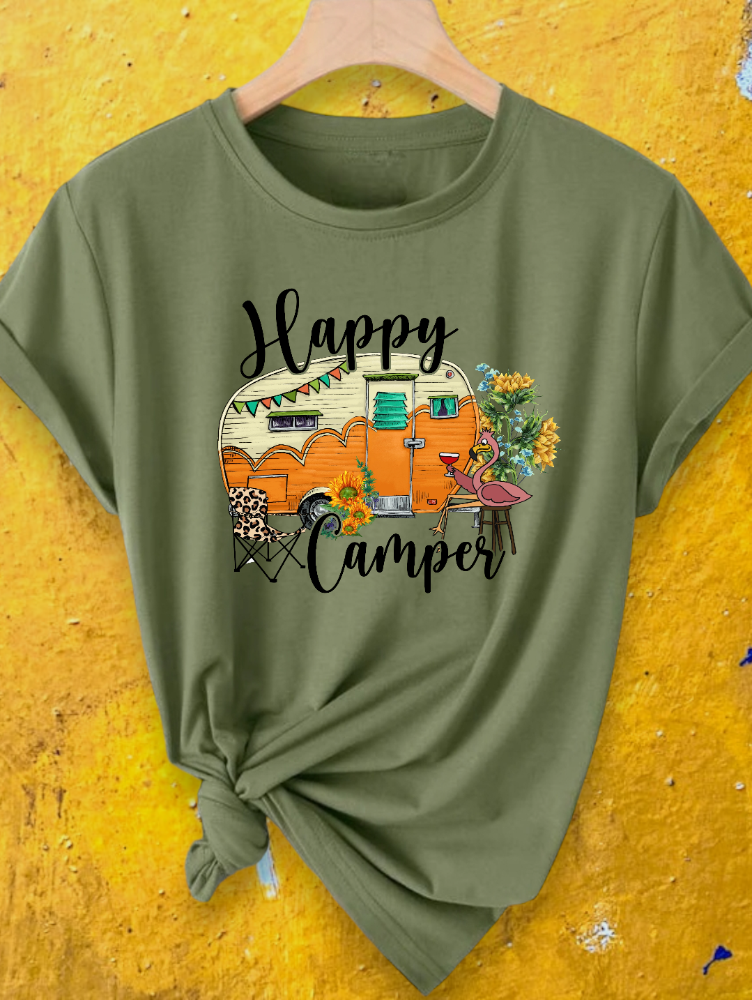 HAPPY CAMPER FLAMINGO