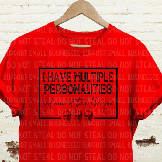 Multiple Personalities Shirts