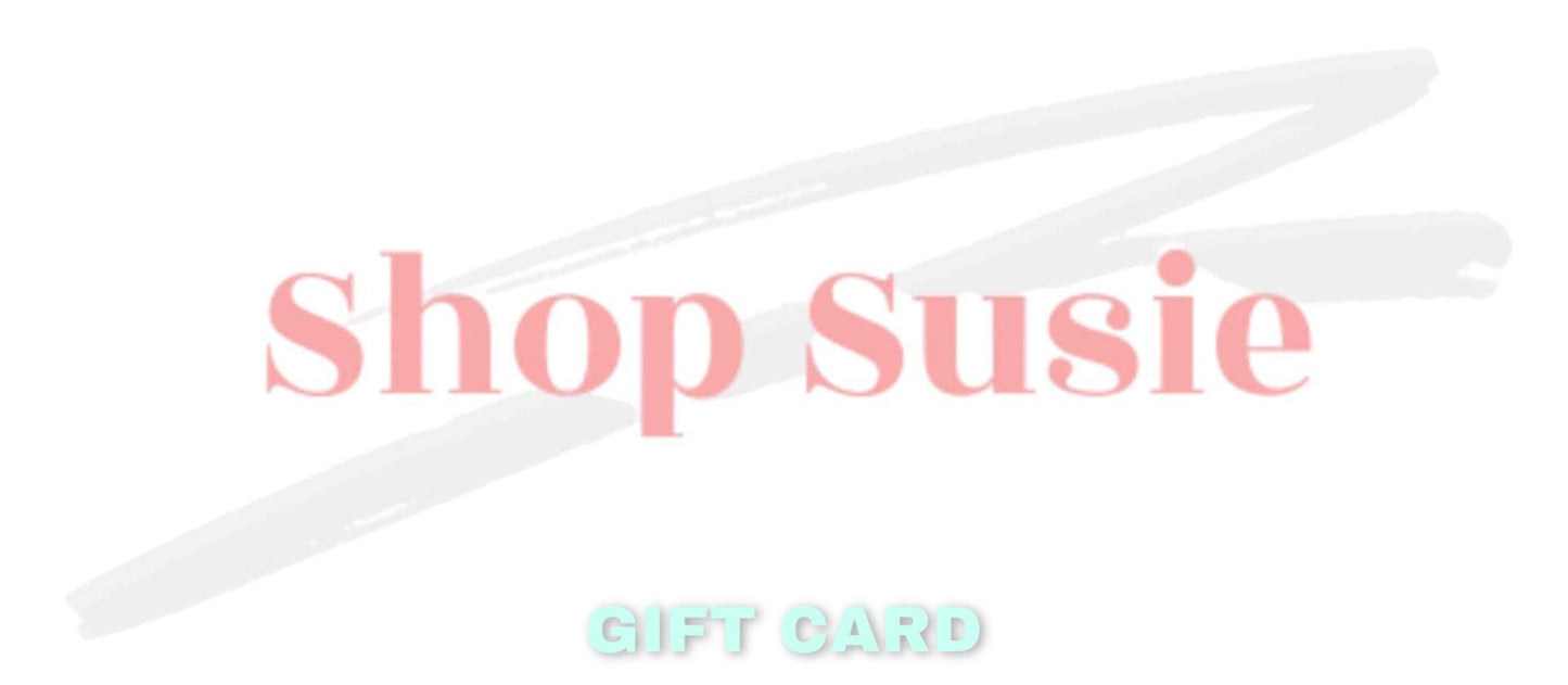 Shop Susie Studio Gift Card 15.00 Cards
