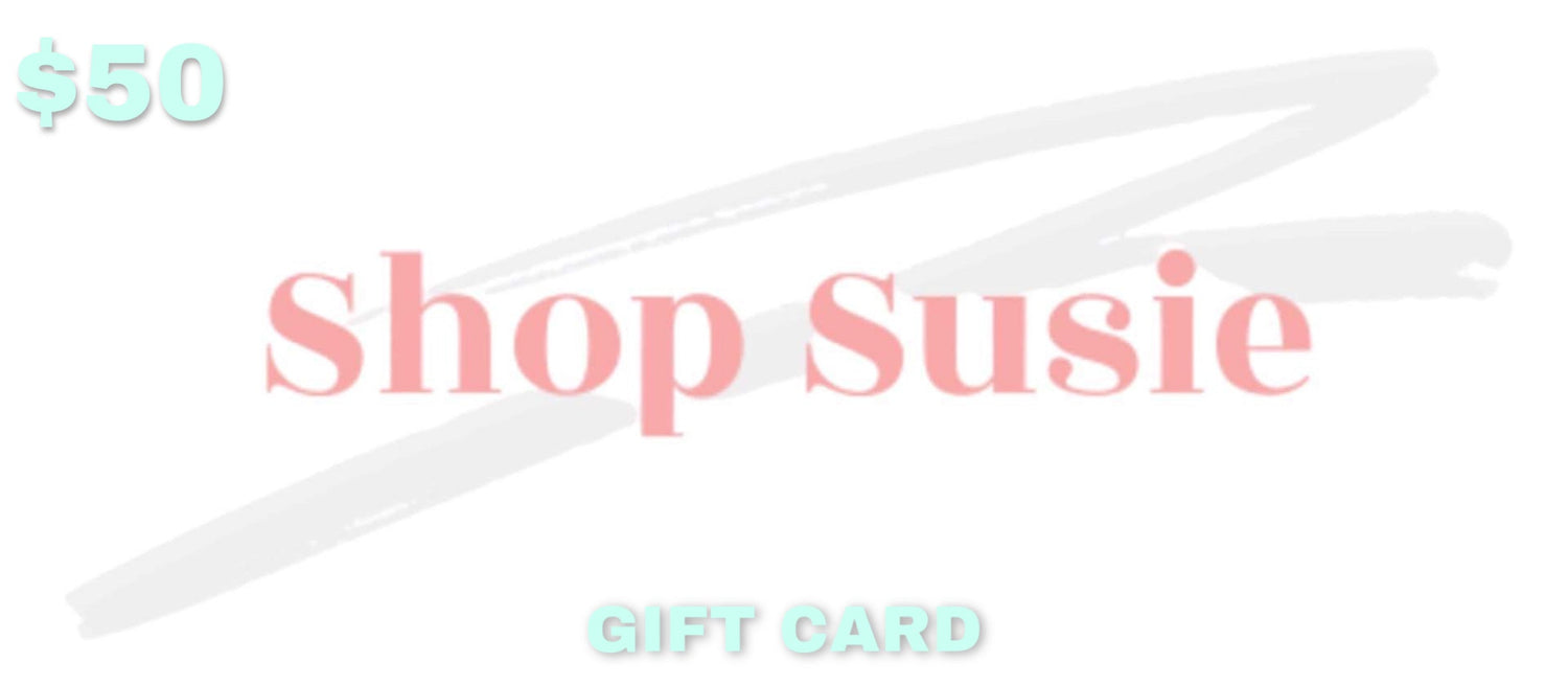 Shop Susie Studio Gift Card 50.00 Cards