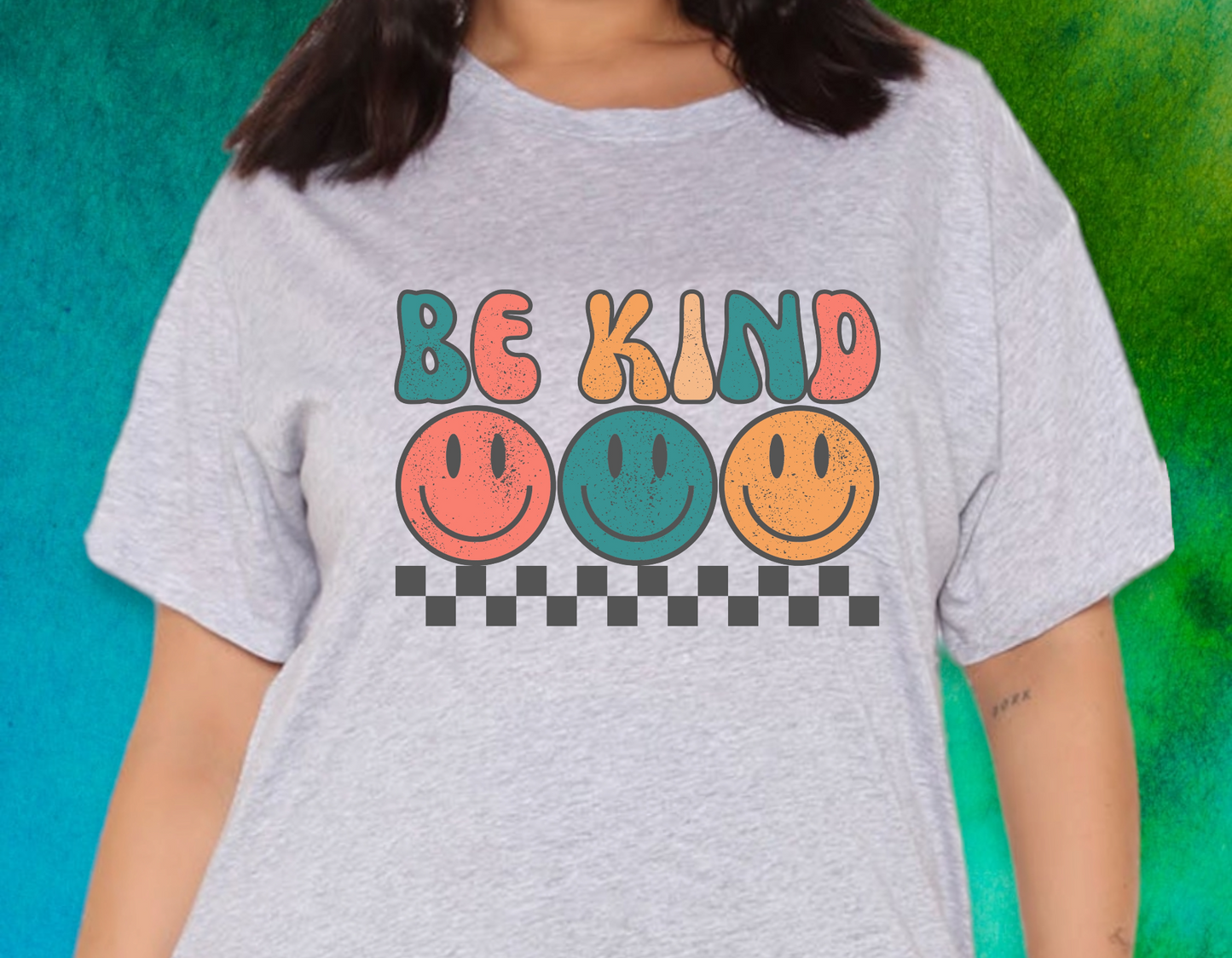 BE KIND CHECKERED