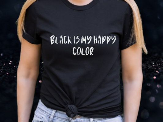 BLACK IS MY HAPPY COLOR