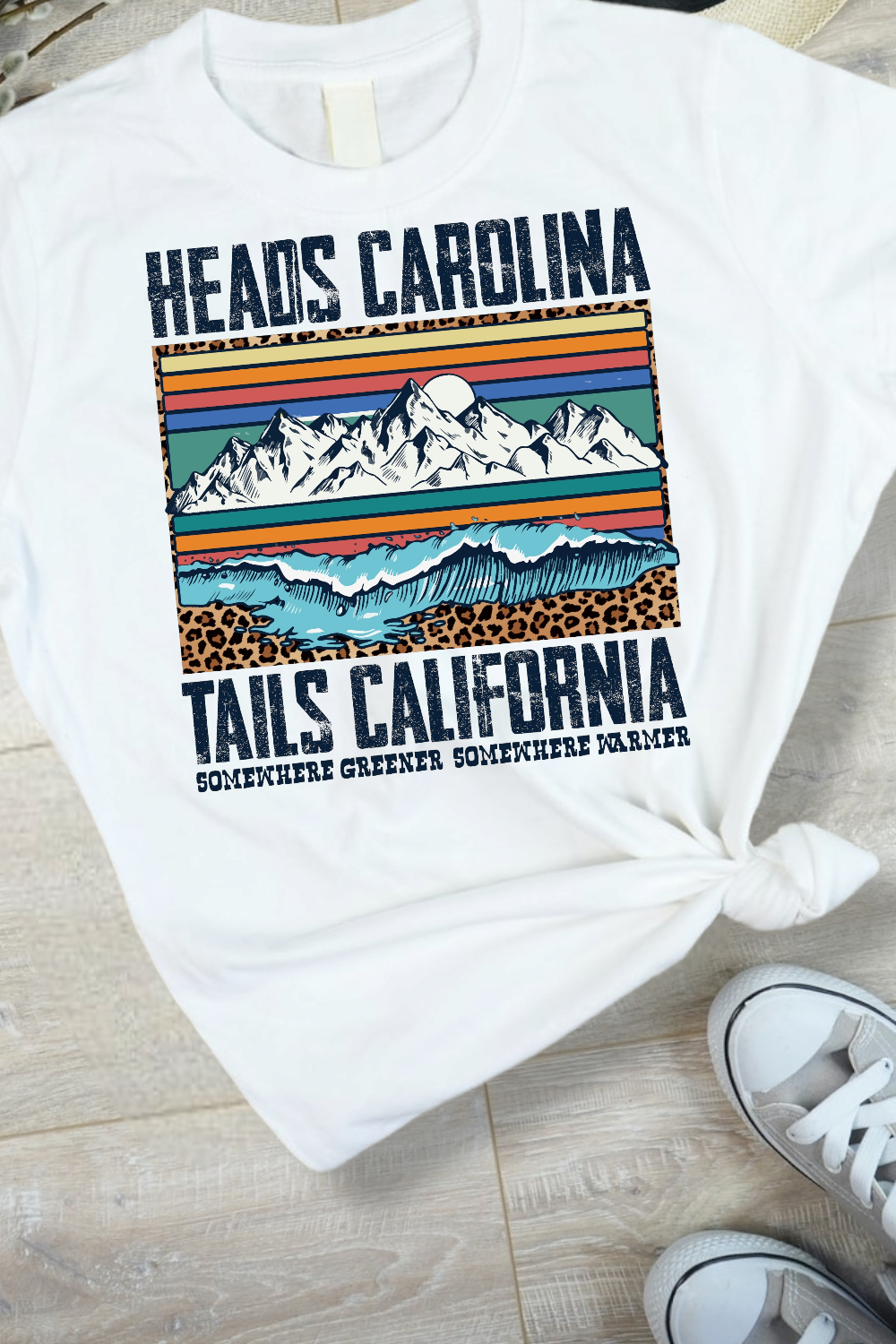 HEADS CAROLINA TAILS CALIFORNIA