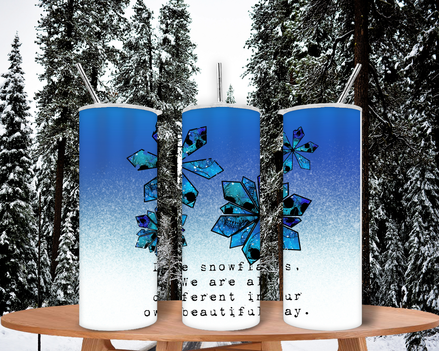 Different In Our Own Beautiful Way Tumbler