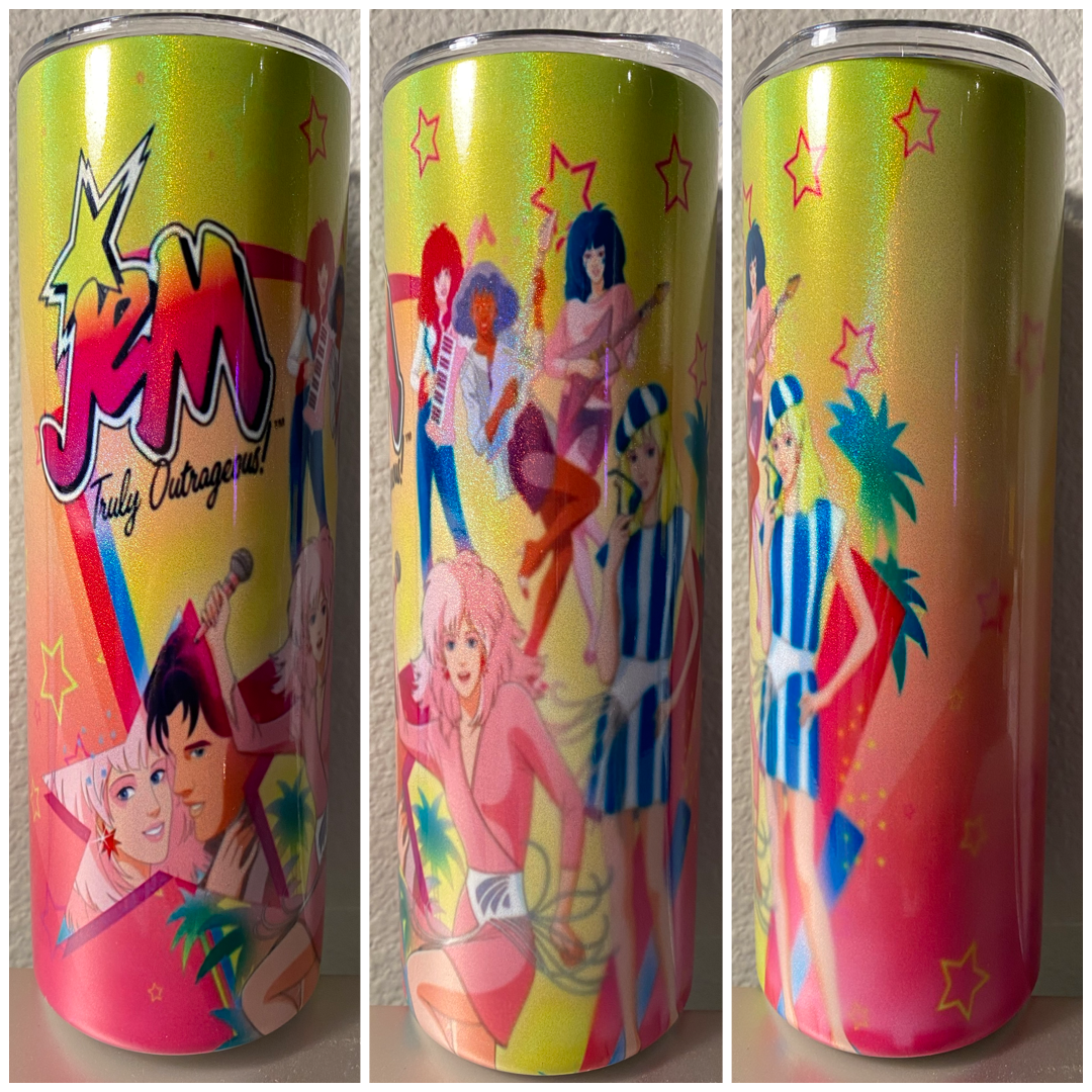 Jem And The Holograms Tumbler