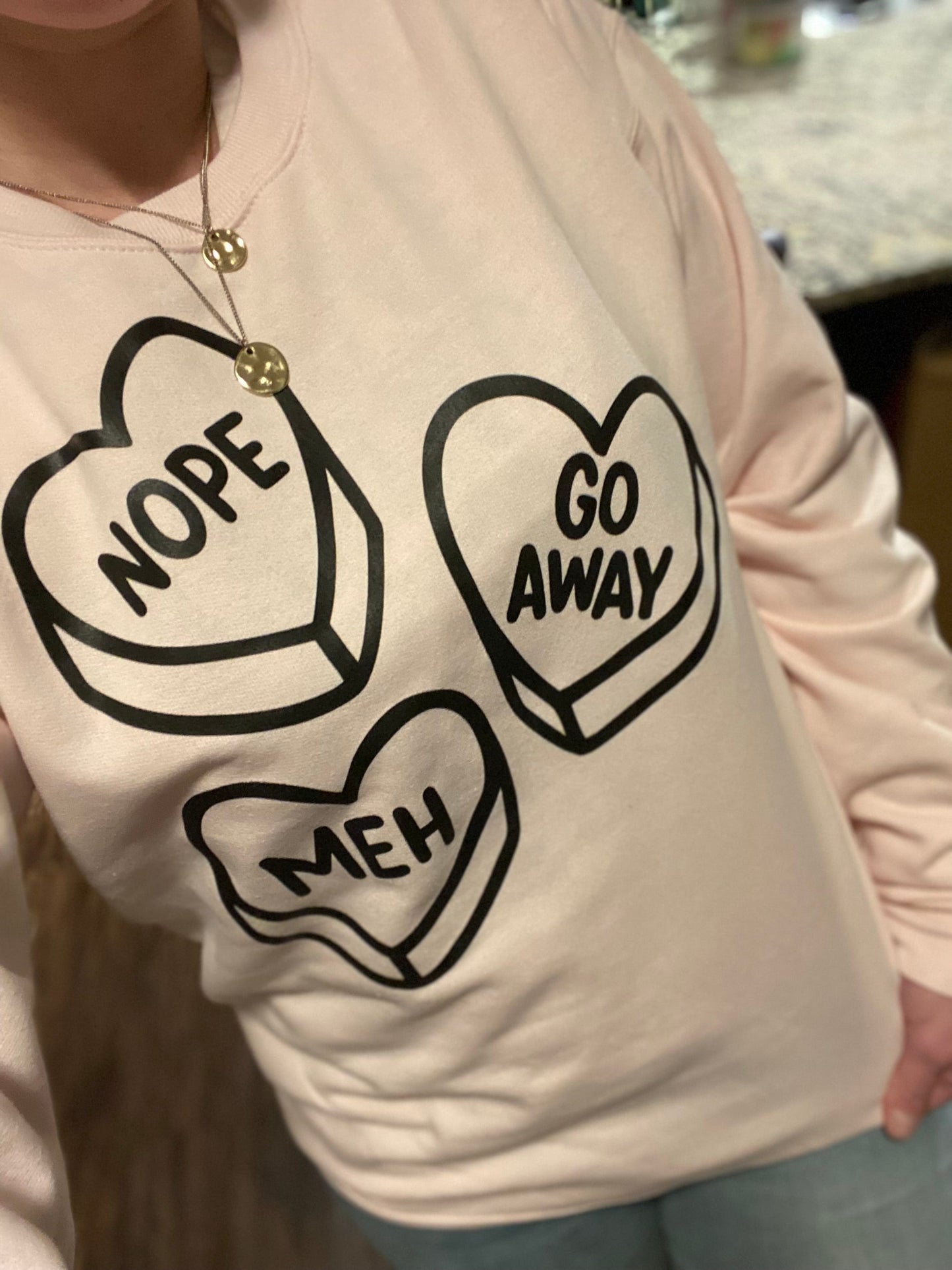 Conversation Hearts Sweatshirt (Ws)